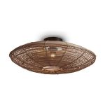 Good&Mojo Plafonnier Tanami Rattan Brun | Convient pour 1x E27 