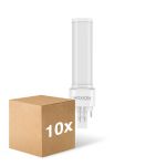 Lot 10x Noxion Lucent PL-C LED 3.6W - 830 Blanc Chaud | 2-Pins - Équivalent 10W