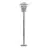 Nordlux Blokhus Lampe sur pied Acier et Verre Gris | IP54 - Convient pour E27