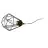 Eglo Lampe De Chevet Tarbes Acier Noir | Convient pour 1x E27