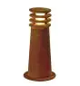 SLV 40 Lampadaires Salon Acier Rouille Rond | Extérieur - IP55 - Convient pour 1x E27 