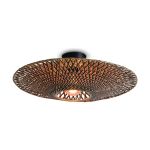 Good&Mojo Plafondlamp Bali Bamboe Zwart M | Geschikt voor 1x E27 
