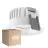 Voordeelpak 10x Ledvance LED  SPOT FIX Aluminium  8W 680lm 36D - 930 Warm Wit | Zaagmaat 68mm - IP44 - Beste Kleurweergave -  Dimbaar