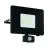Eglo Wandlamp Faedo 3 Aluminium Zwart 53W 5800lm - 850 Koel Wit | IP65 - Bewegingssensor