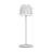 Eglo Tafellamp Mannera Aluminium Grijs 2W 200lm - 830 Warm Wit | IP54 - Touch Dimbaar - USB-C