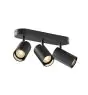 SLV Asto Aluminium Spot Zwart | Geschikt voor 3x GU10
