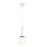 Nordlux Café Pendelarmatuur Glas Wit | Geschikt voor E27