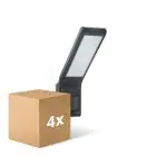 Voordeelpak 4x Steinel LED Floodlight XLED Home Antraciet 10.5W 550lm - 830 Warm Wit | IP44 - Bewegingssensor - Symmetrisch