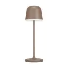 Eglo Tafellamp Mannera Aluminium Roestig 2W 200lm - 830 Warm Wit | IP54 - Touch Dimbaar - USB-C